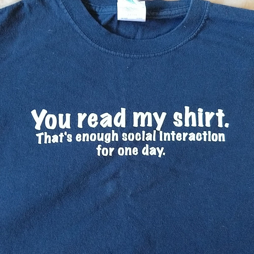 Enough Social Interaction unisex introvert shirt